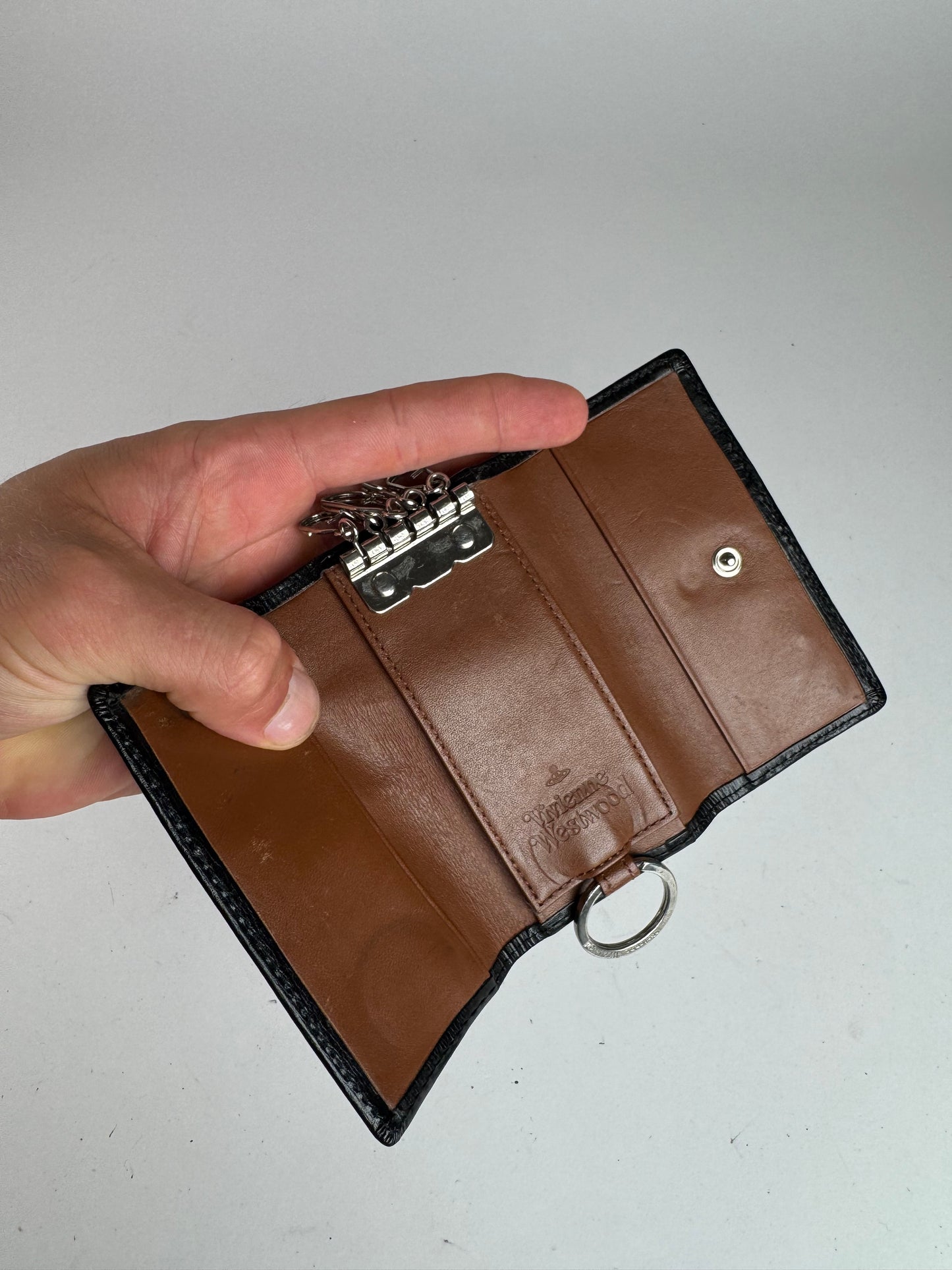 Vintage Vivienne Westwood leather key Holder black
