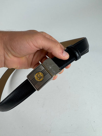 Vintage Cartier Leather belt black