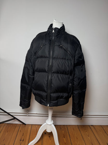 Vintage Versace Mens Puffer Jacket Black XXL