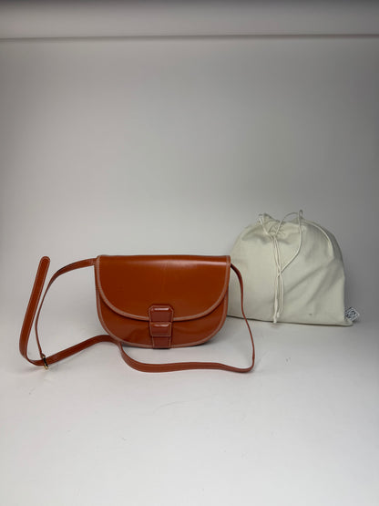 Vintage Loewe Madrid Leather Bag brown orange