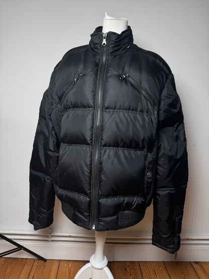 Vintage Versace Mens Puffer Jacket Black XXL