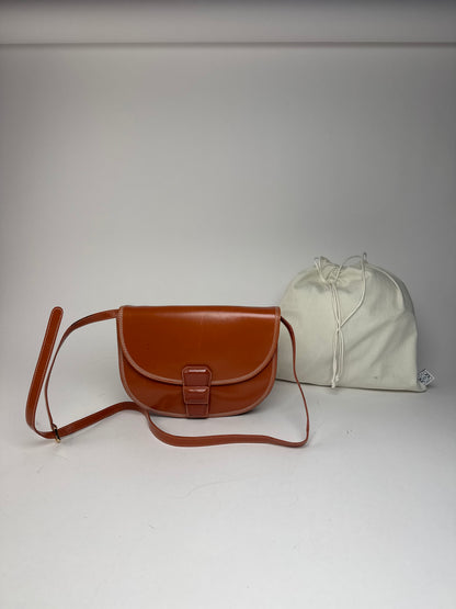 Vintage Loewe Madrid Leather Bag brown orange