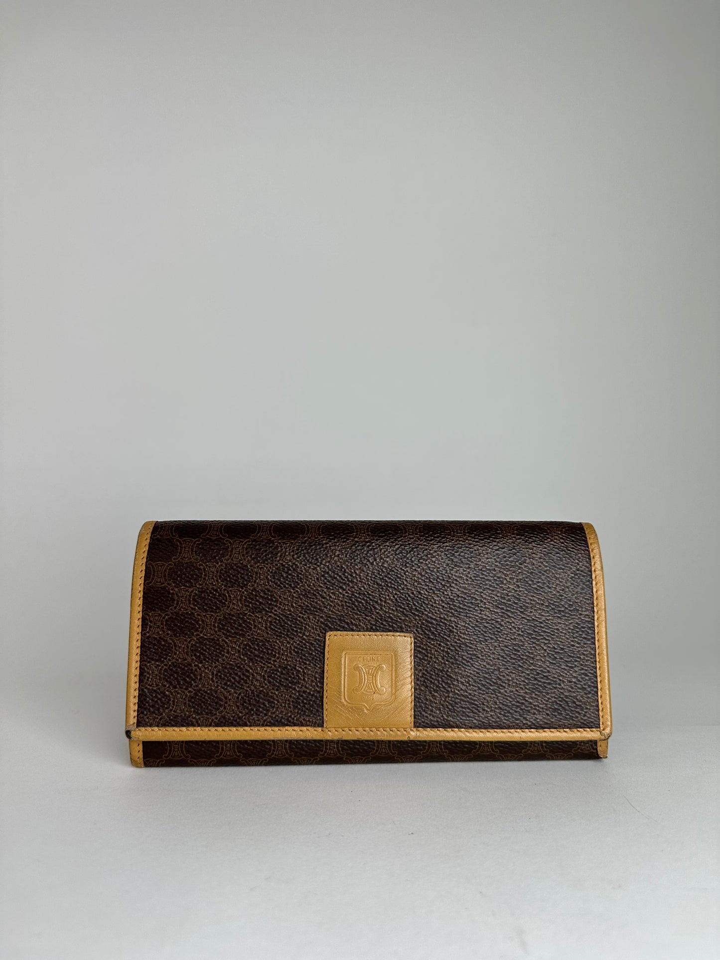 Vintage Celine Smooth Wallet Brown