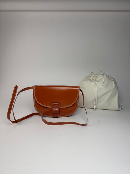 Vintage Loewe Madrid Leather Bag brown orange