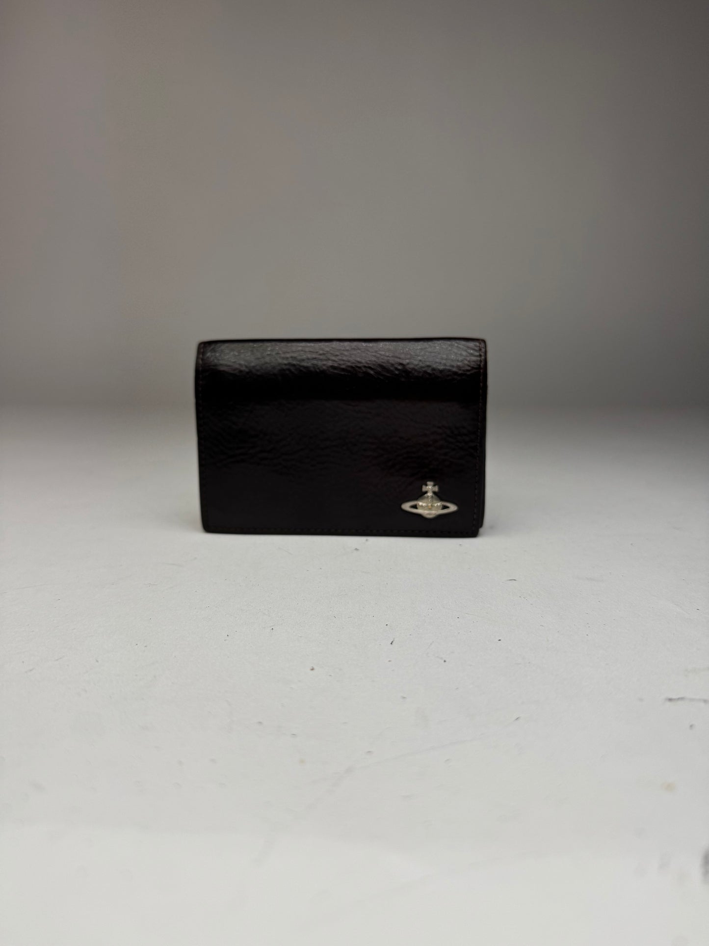 Vintage Vivienne Westwood leather card holder black