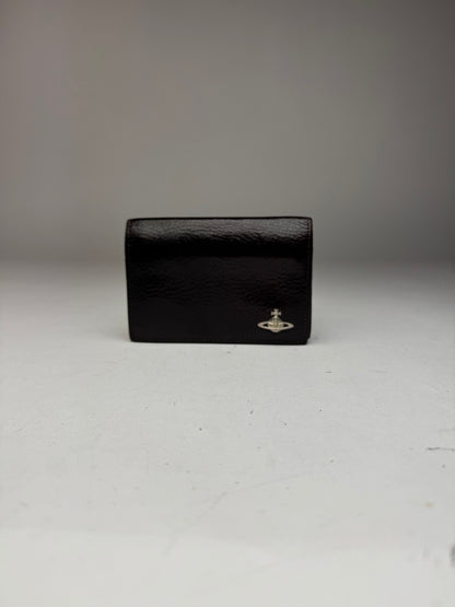 Vintage Vivienne Westwood leather card holder black