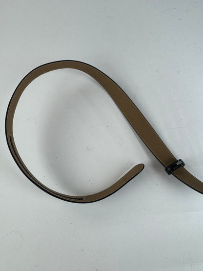 Vintage Cartier Leather belt black