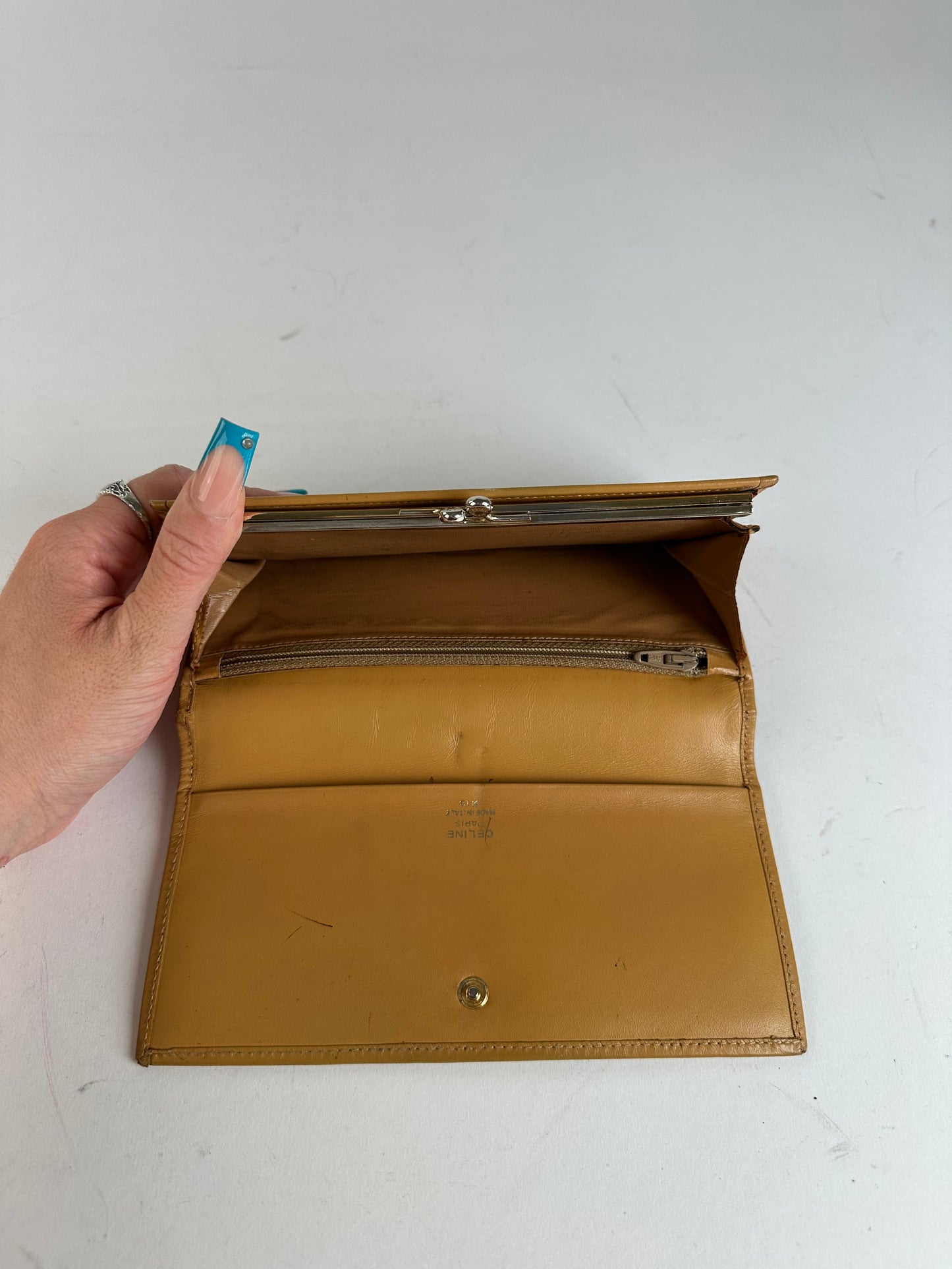 Vintage Celine Smooth Wallet Brown