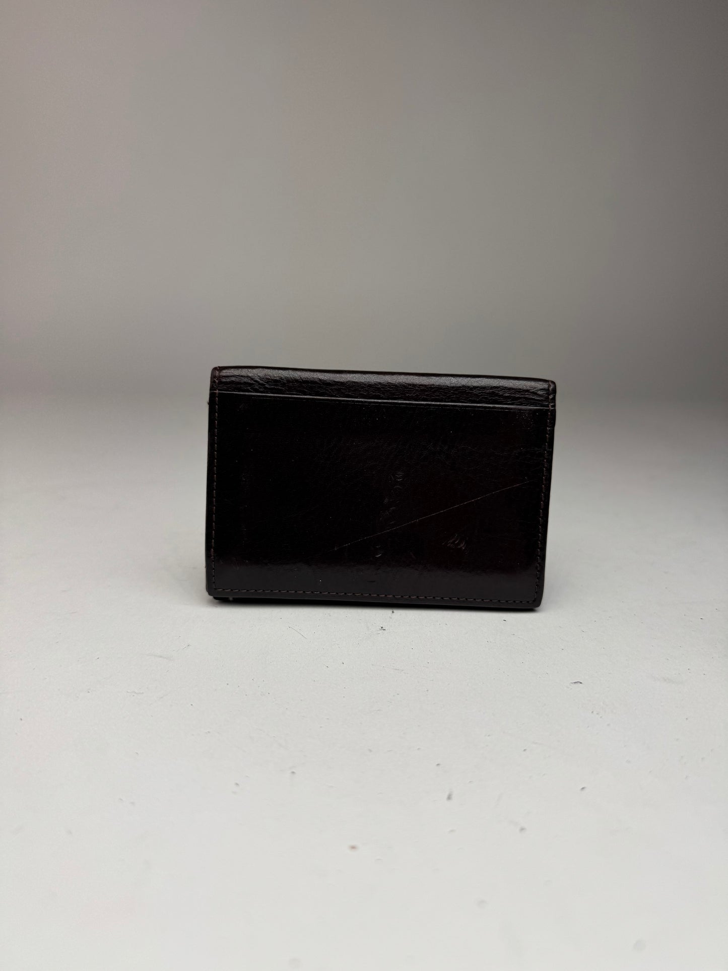 Vintage Vivienne Westwood leather card holder black