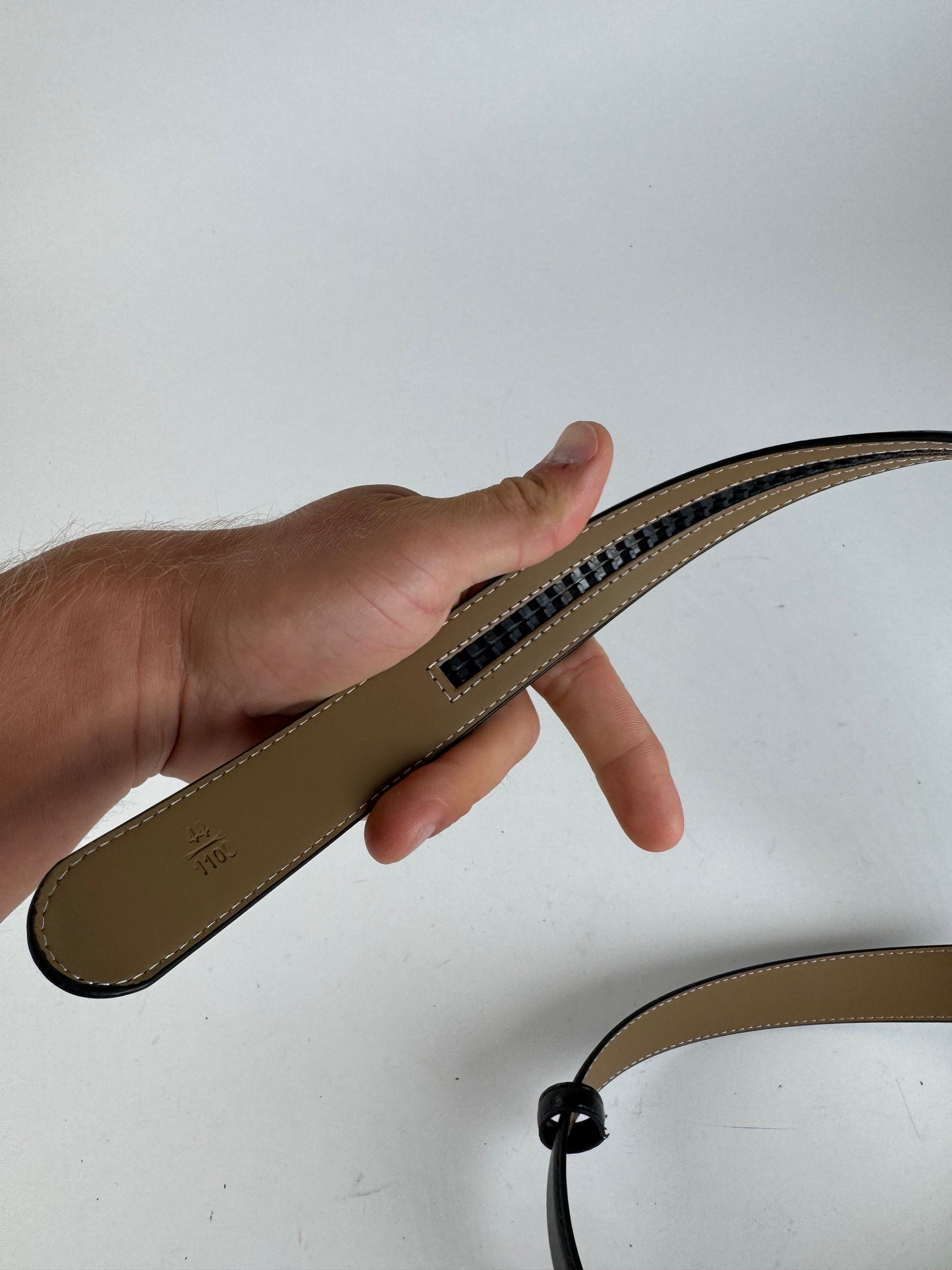 Vintage Cartier Leather belt black