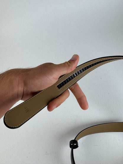 Vintage Cartier Leather belt black