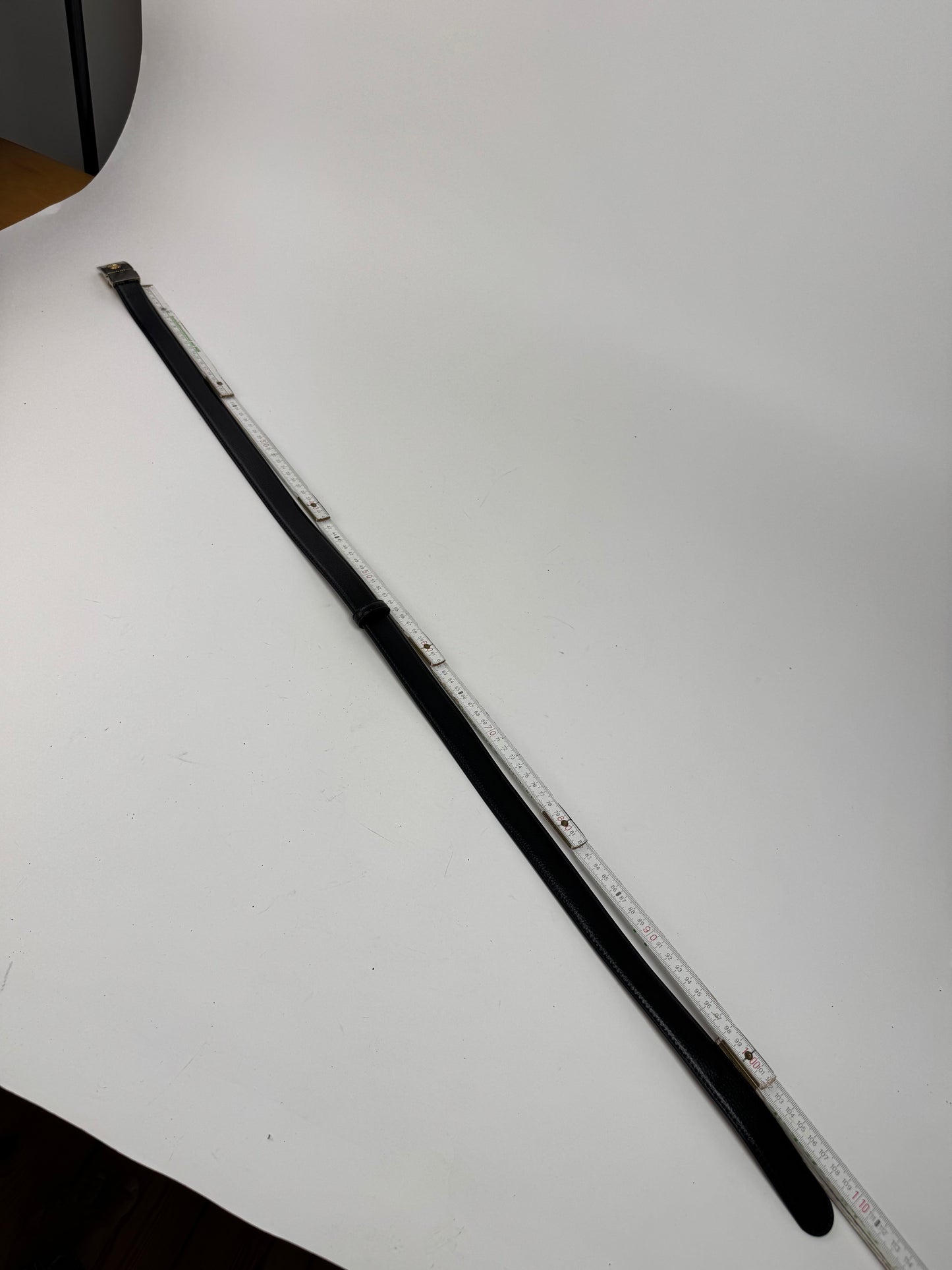 Vintage Cartier Leather belt black