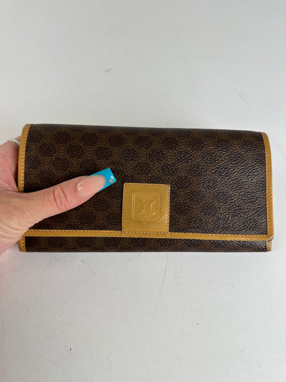Vintage Celine Smooth Wallet Brown