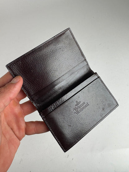 Vintage Vivienne Westwood leather card holder black