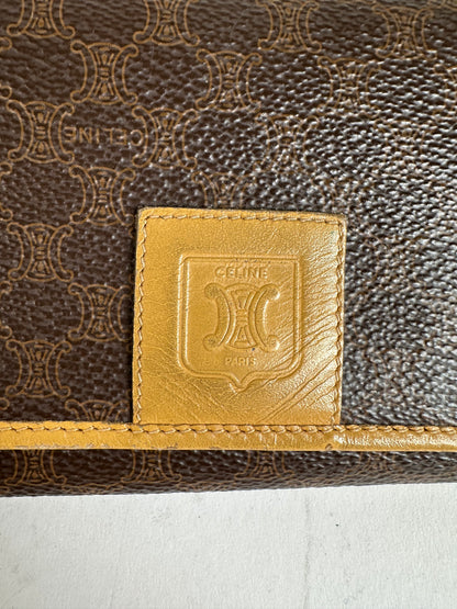 Vintage Celine Smooth Wallet Brown