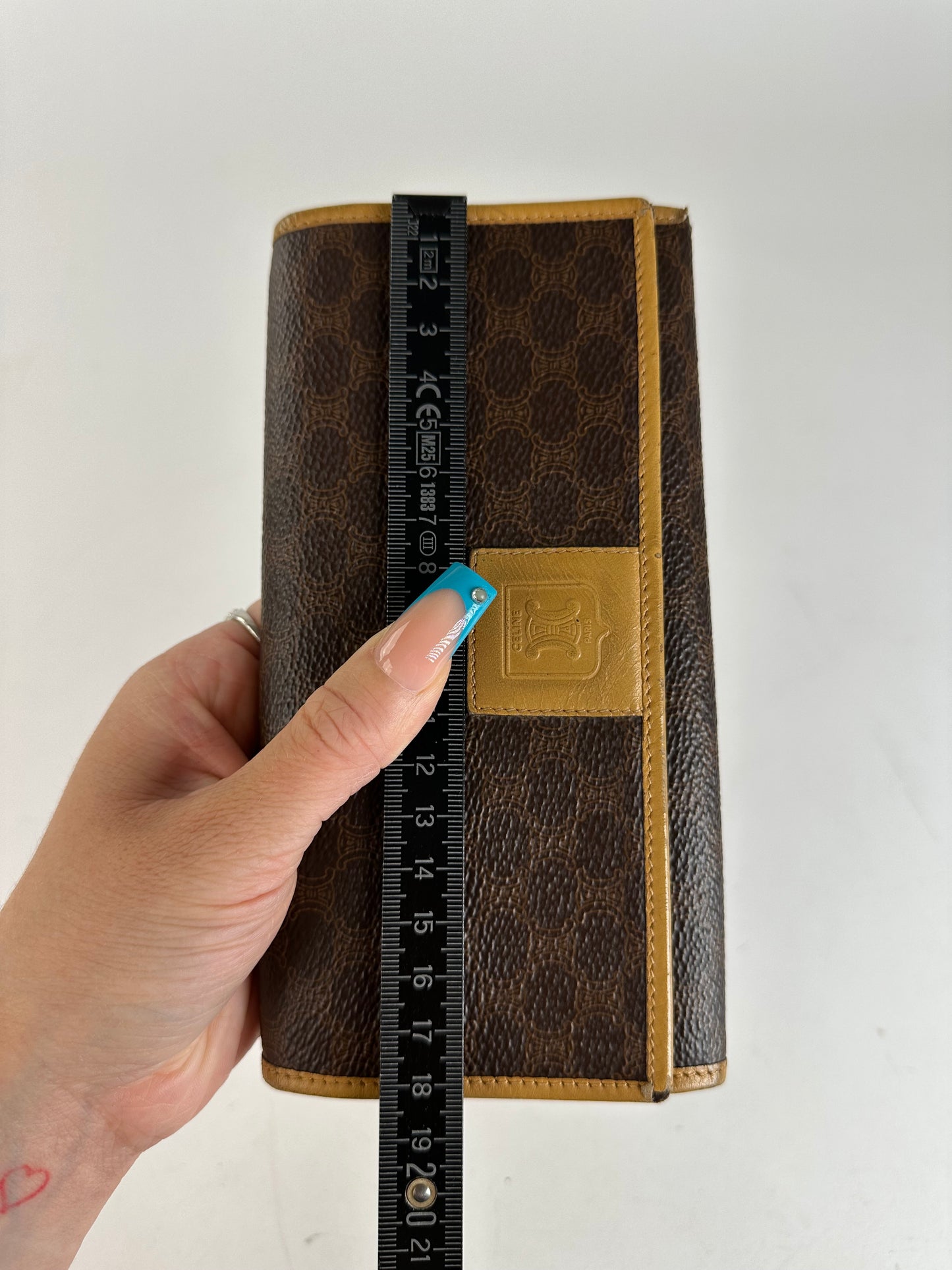 Vintage Celine Smooth Wallet Brown