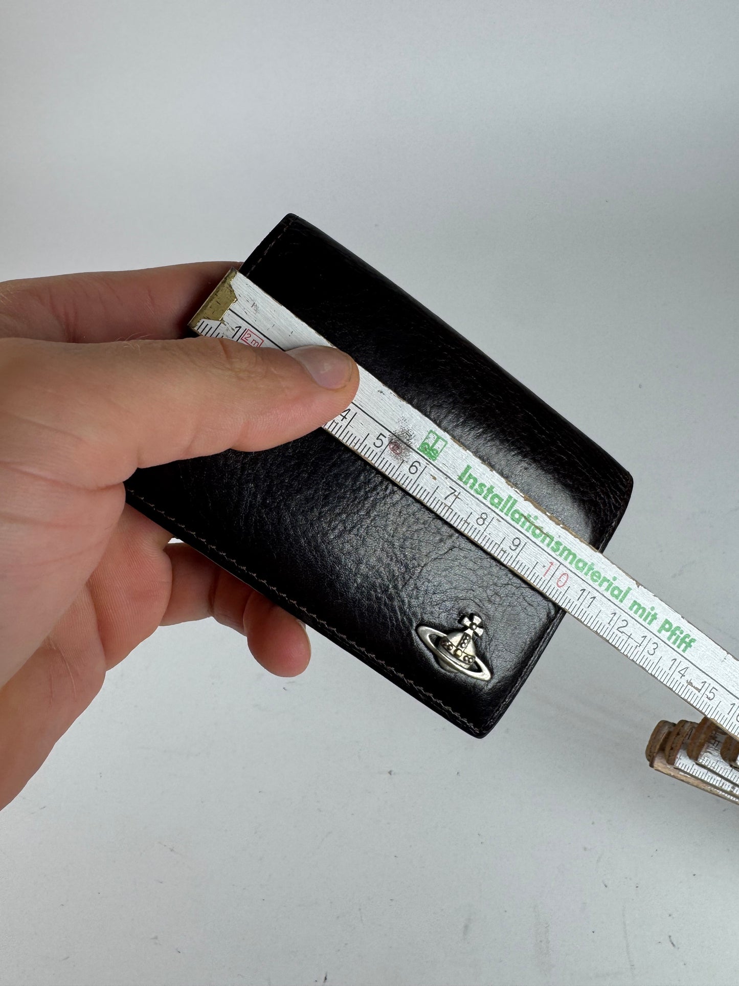 Vintage Vivienne Westwood leather card holder black