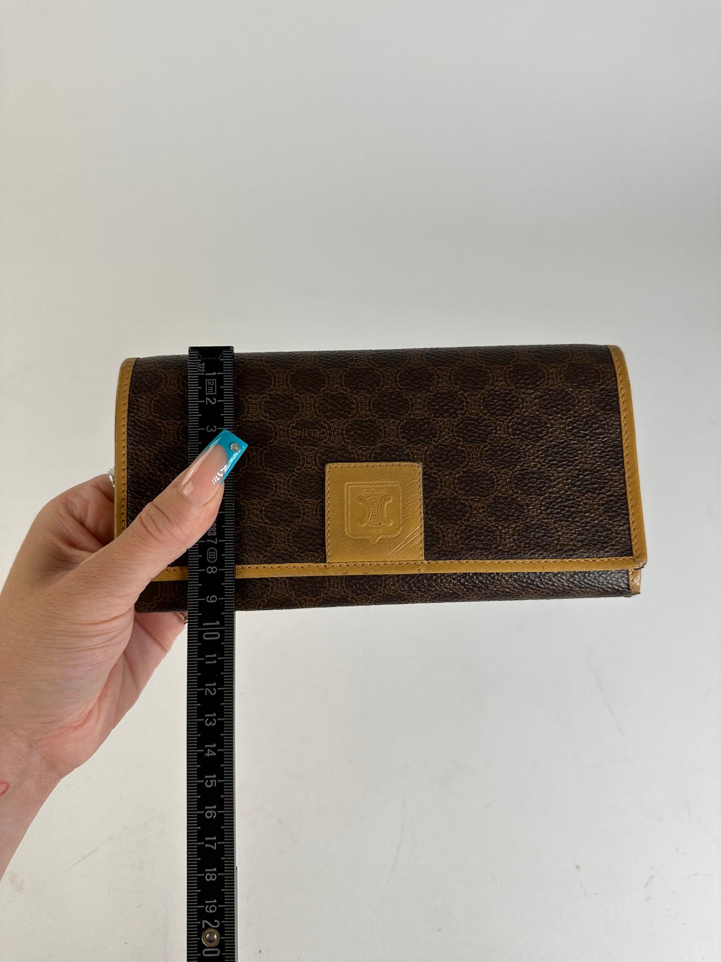 Vintage Celine Smooth Wallet Brown