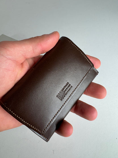 Vintage Issey Miyake Leather Card Holder Brown