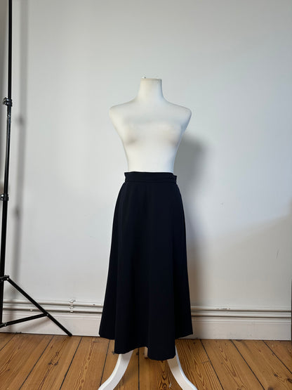 Vintage Chloe Wool Blend Skirt Navy L