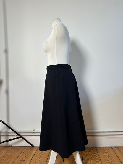Vintage Chloe Wool Blend Skirt Navy L