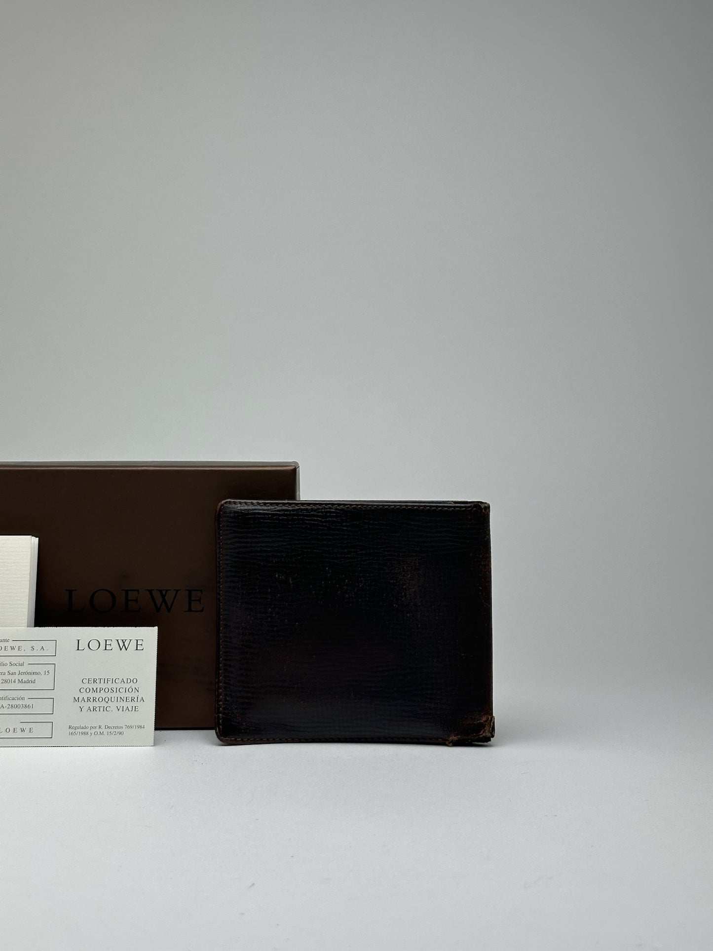 Vintage Loewe Madrid Leather Wallet