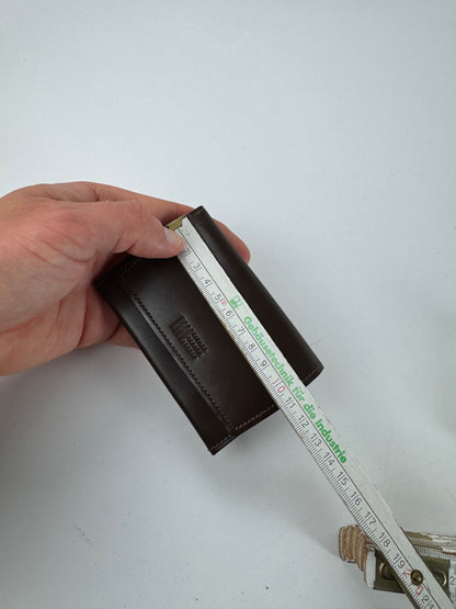 Vintage Issey Miyake Leather Card Holder Brown