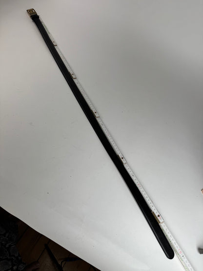 Vintage Celine Paris Leather belt black
