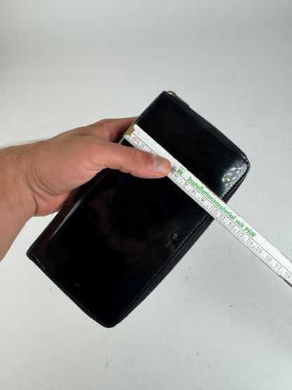Vintage Celine Paris Patent Leather Wallet black