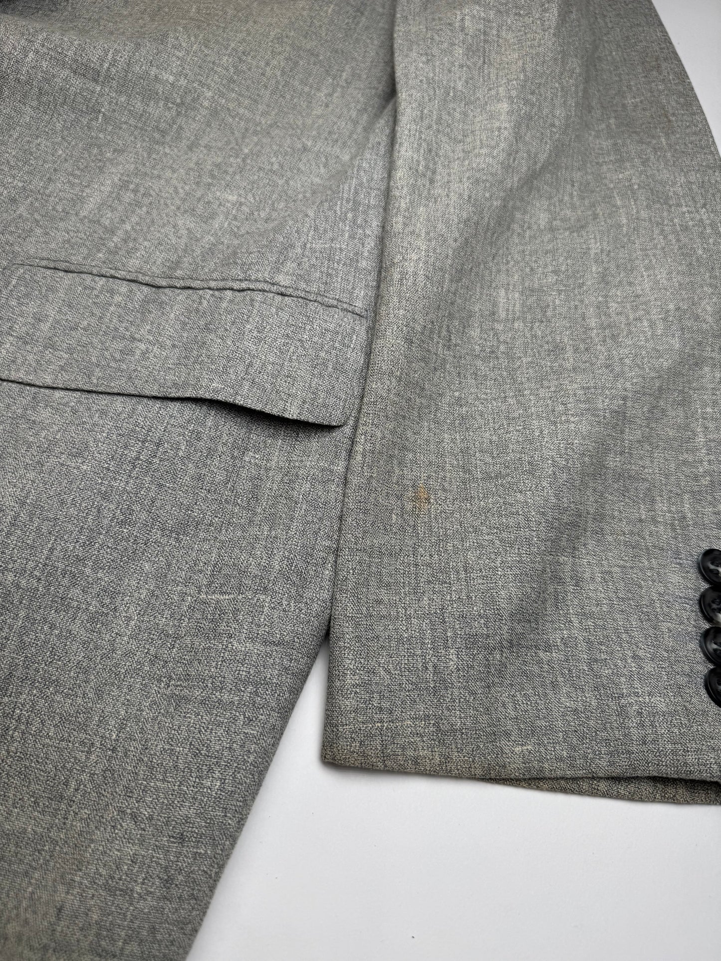 Vintage Dior wool blazer L grey