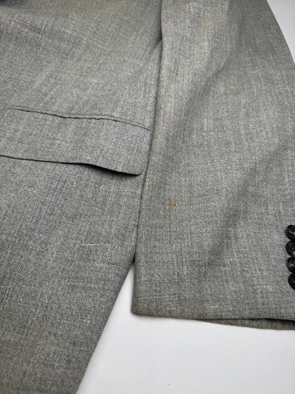 Vintage Dior wool blazer L grey