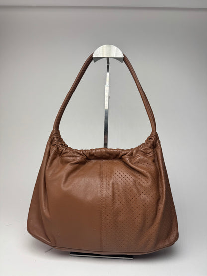 Vintage Issey Miyake Leather Bag brown