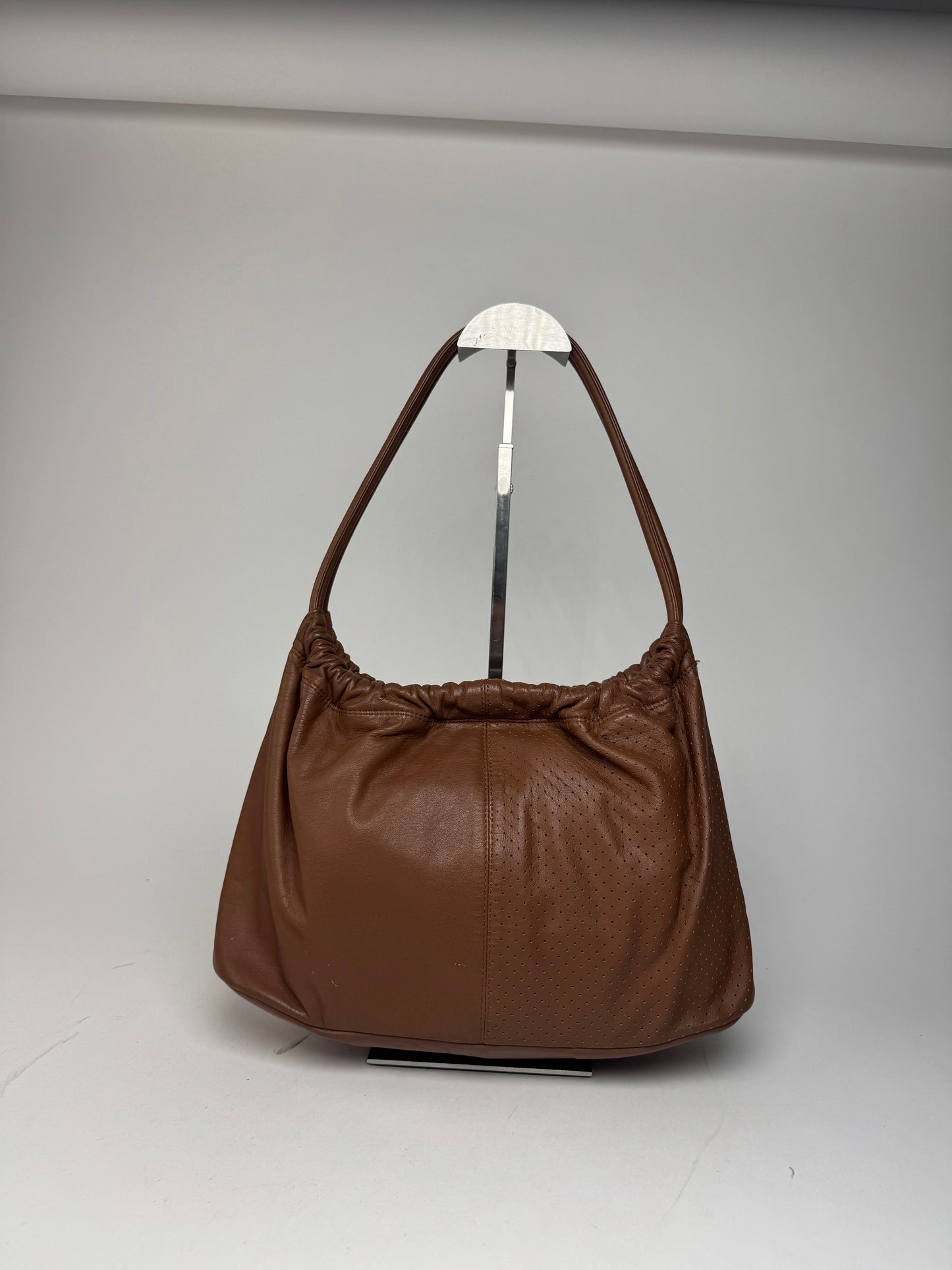 Vintage Issey Miyake Leather Bag brown