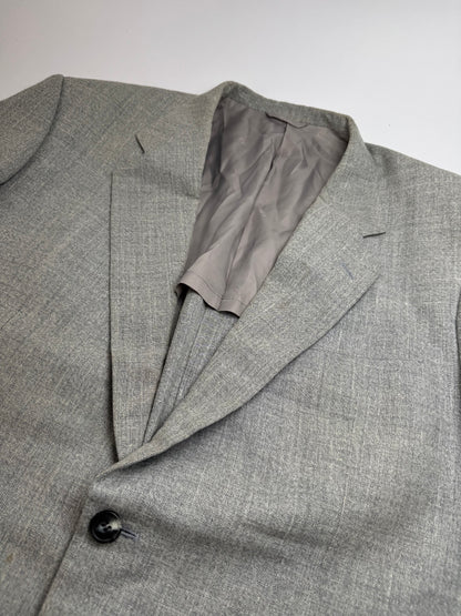 Vintage Dior wool blazer L grey