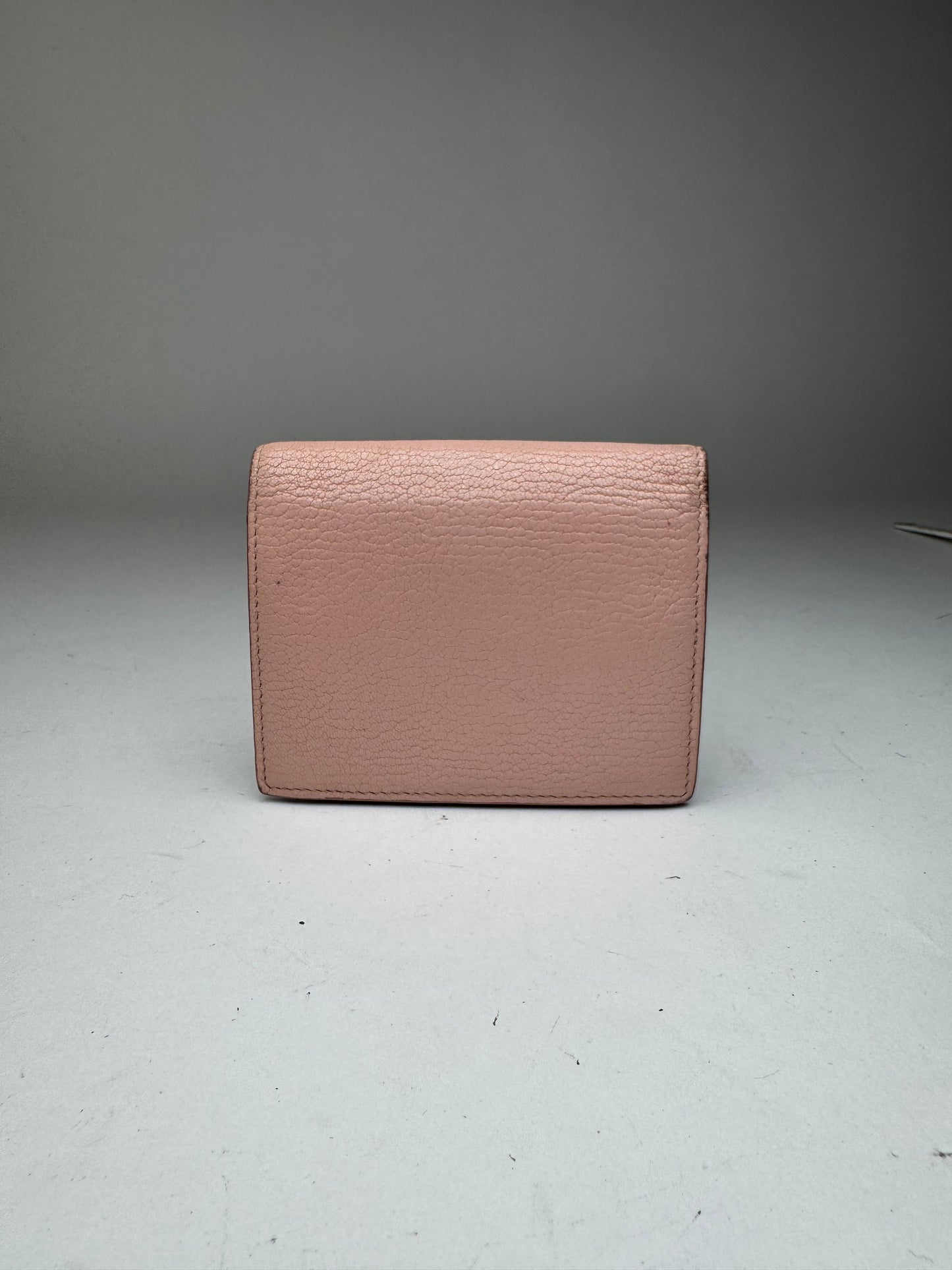 Vintage Miu Miu leather wallet pink