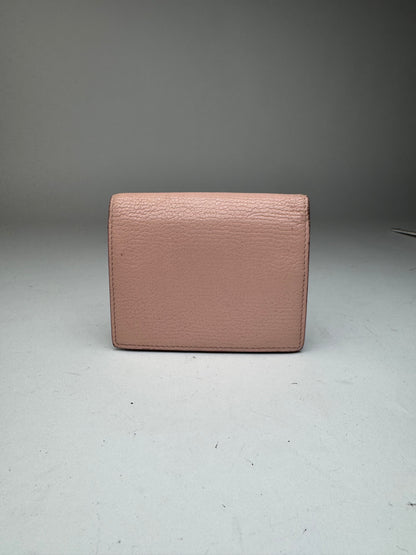 Vintage Miu Miu leather wallet pink