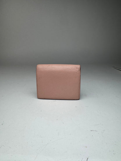 Vintage Miu Miu leather wallet pink