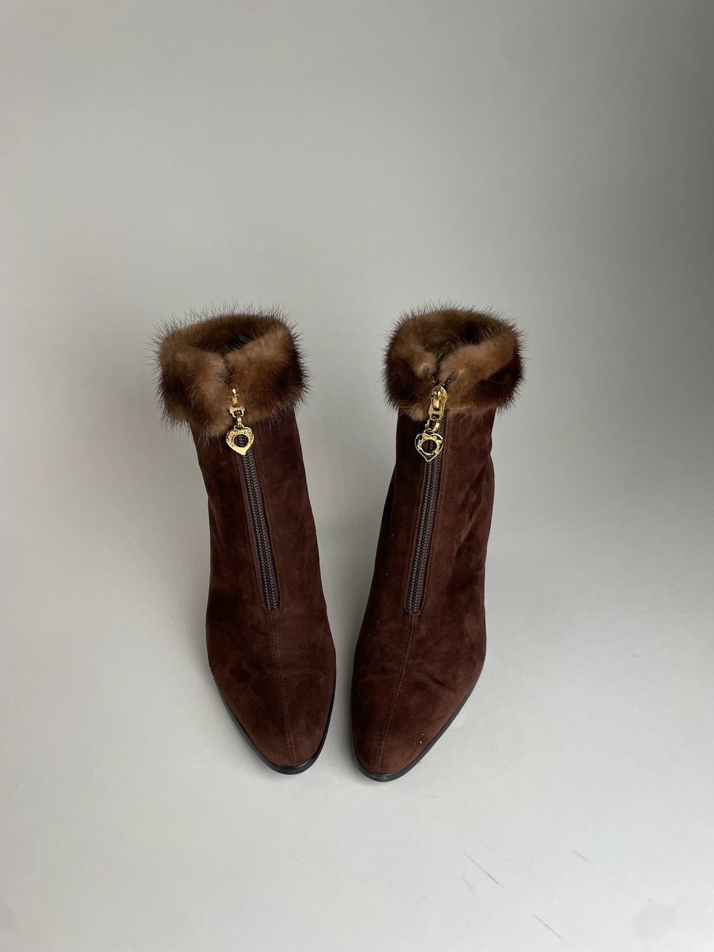 Vintage Yves Saint Laurent Helens Boots Brown EU36