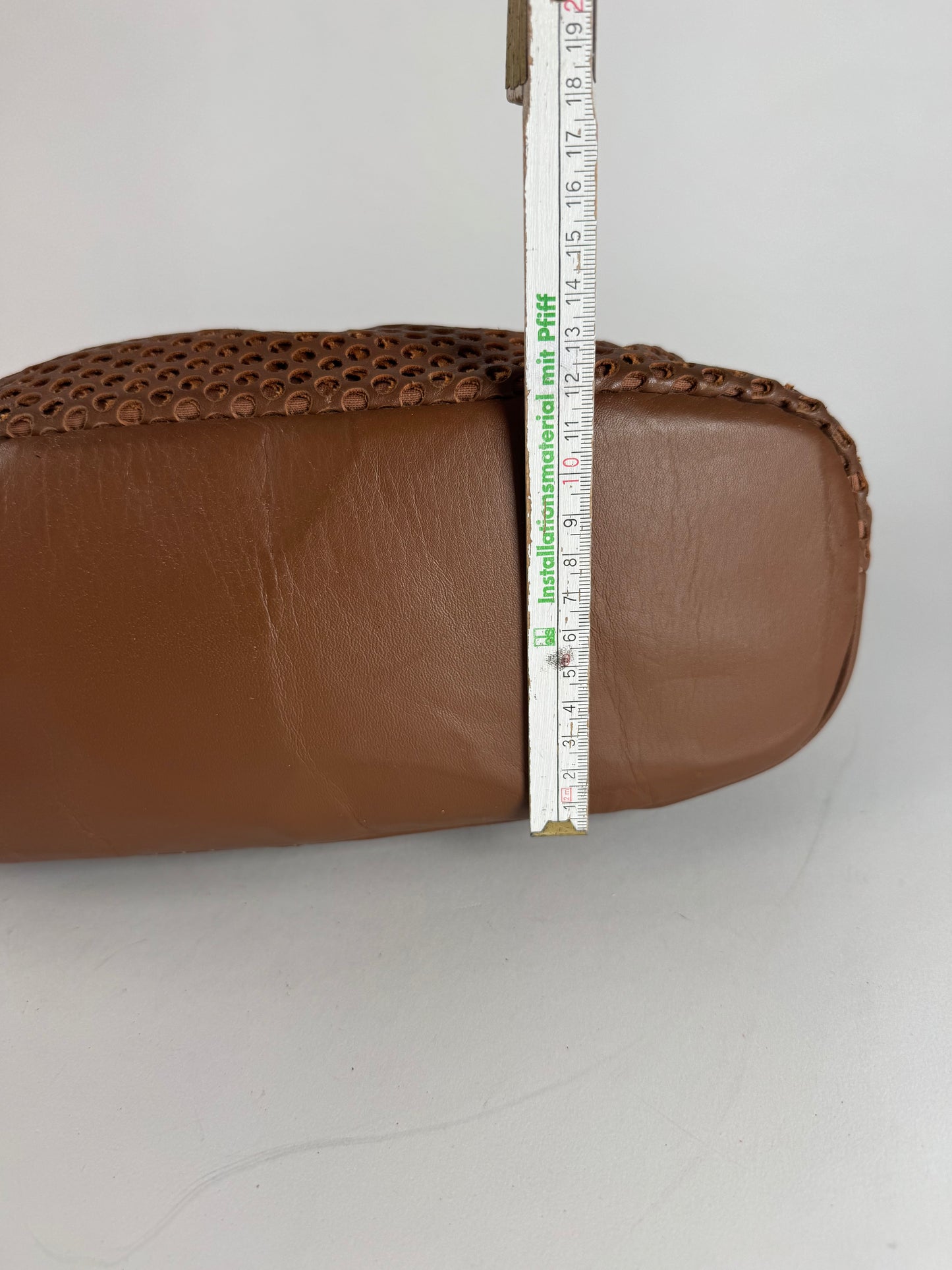 Vintage Issey Miyake Leather Bag brown