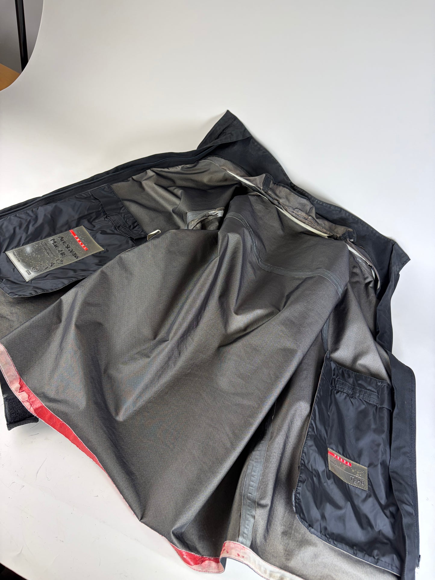 Vintage Prada Men's Nylon Jacket Black L
