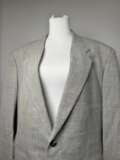 Vintage Dior wool blazer L grey