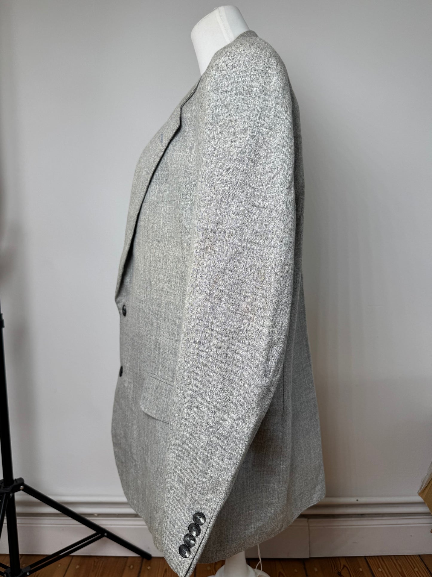 Vintage Dior wool blazer L grey