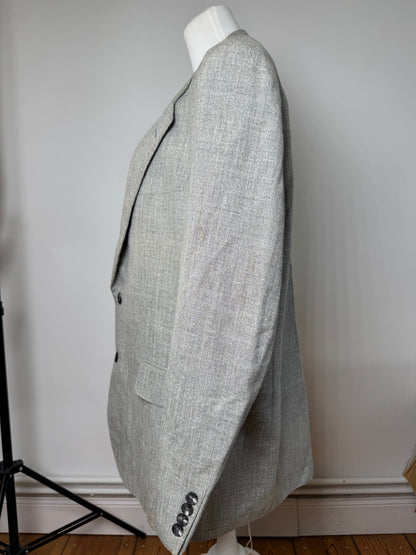 Vintage Dior wool blazer L grey