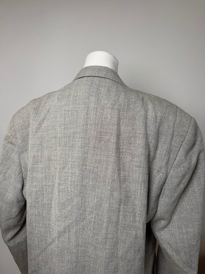 Vintage Dior wool blazer L grey