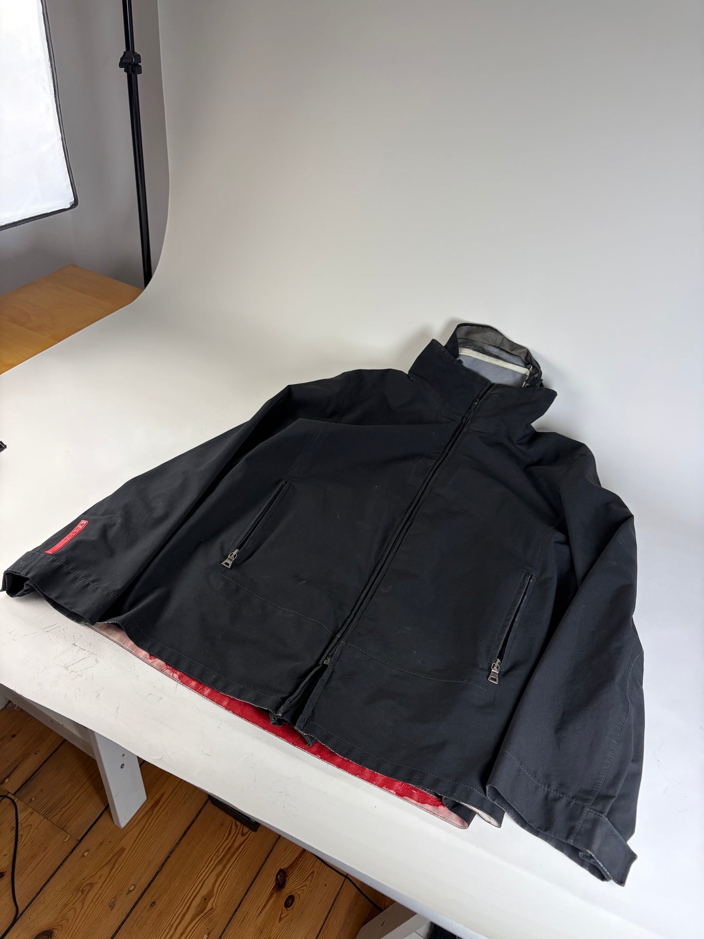 Vintage Prada Men's Nylon Jacket Black L