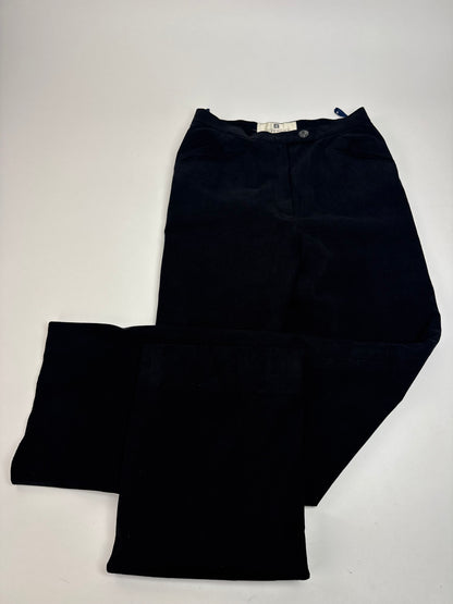 Vintage Givenchy Suede Pants Black 36/S