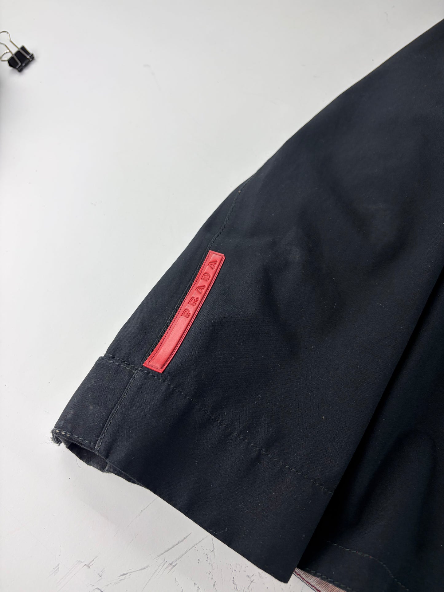 Vintage Prada Men's Nylon Jacket Black L