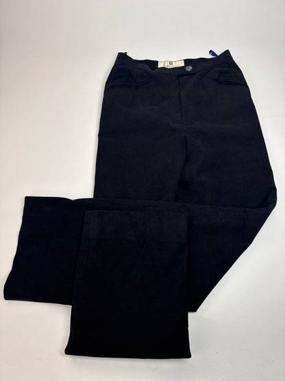 Vintage Givenchy Suede Pants Black 36/S