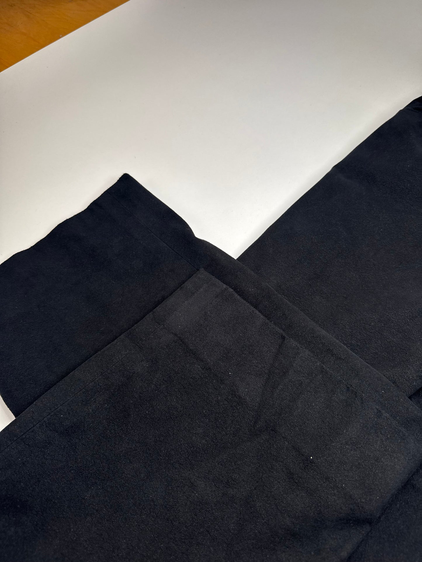 Vintage Givenchy Suede Pants Black 36/S