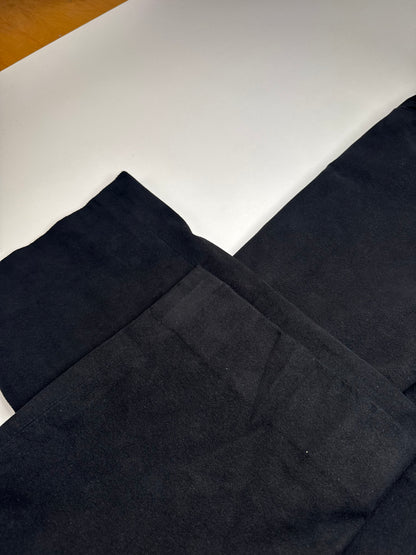 Vintage Givenchy Suede Pants Black 36/S
